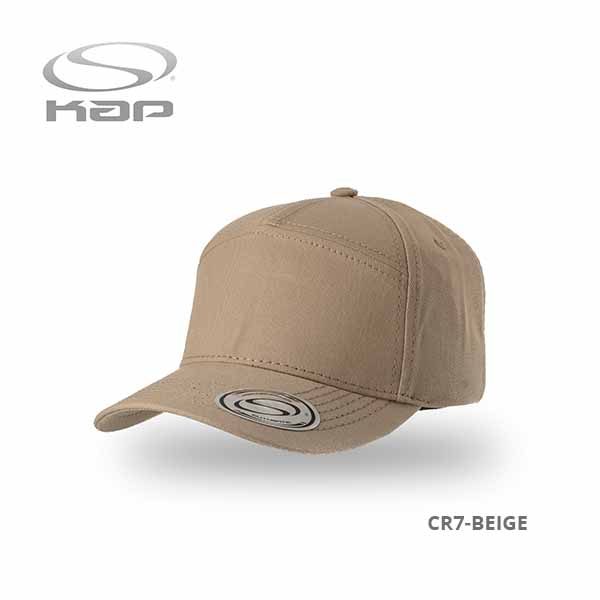 Gorra 7 Paneles Curva