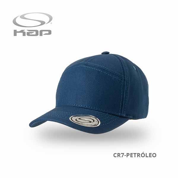 Gorra 7 Paneles Curva