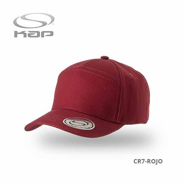 Gorra 7 Paneles Curva