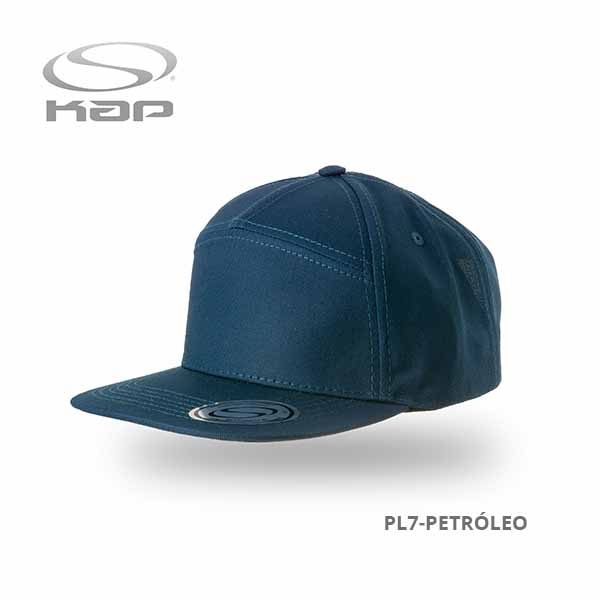 Gorra 7 Paneles Plana